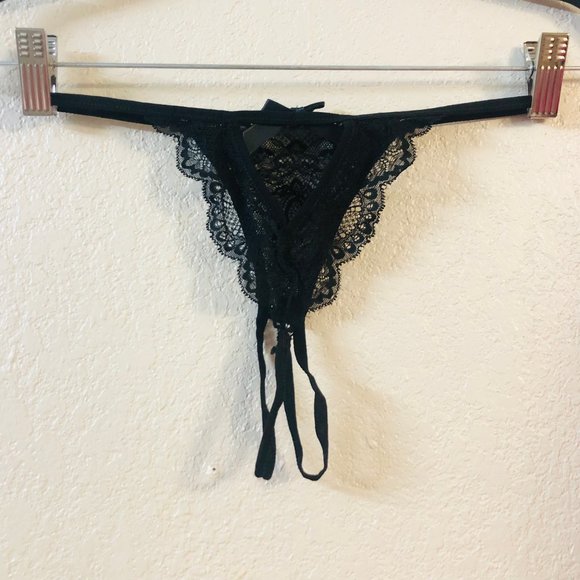 Dallianse Daiana Corset with Matching Open-Crotch Panty Set (Black, OS) - Picture 12 of 16